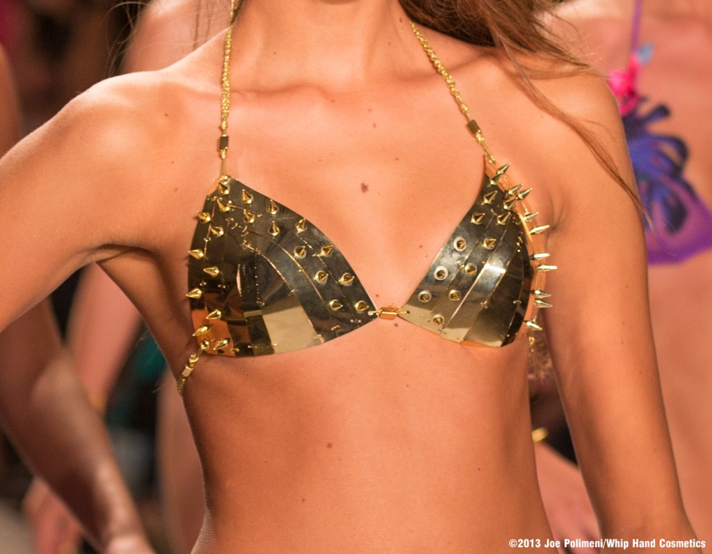 Gold-Metal-Studded-Bikini-Top-Swimwear-Dolores-Cortes-Mercedes-Benz-Fashion-Week-Swim-2014-Fashion-Style-Runway